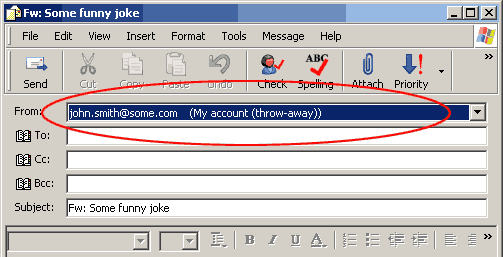 selecting from address