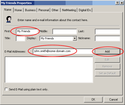 create email address for bcc forward